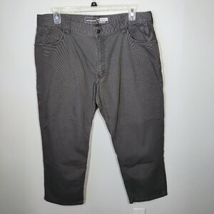 Carhartt Rugged Flex Relaxed Fit Canvas 5 Pocket Work Pant Gray Mens 40x28